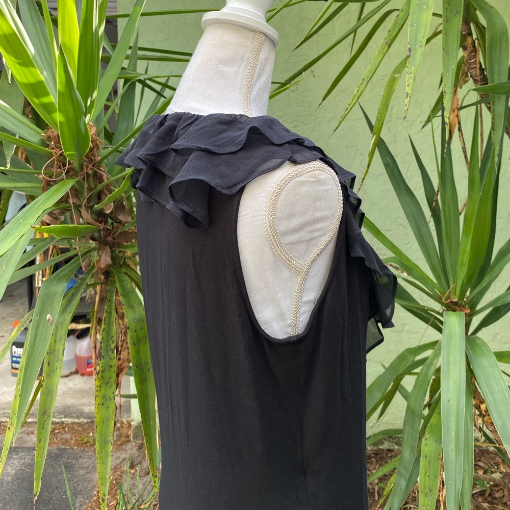 Ralph Lauren Wrap Ruffle Top - Picture 5 of 7